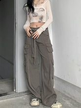 Vintage-Cargojeans mit Taschendetail